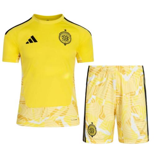 Kids Celtic 26/27 Home Goalkeeper Jersey and Short Kit