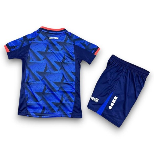 Kids Cape Verde 2026 Home Jersey and Short Kit