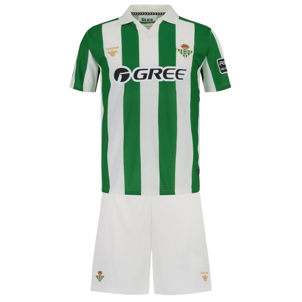 Kids Real Betis 2026 Retro Jersey and Short Kit