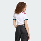 Thai Version Women's Real Madrid 26/27 Home Cropped Jersey