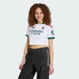 Thai Version Women's Real Madrid 26/27 Home Cropped Jersey