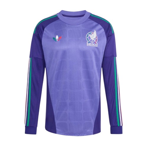 Thai Version Mexico 2026 Away Goalkeeper Long Sleeve Jersey