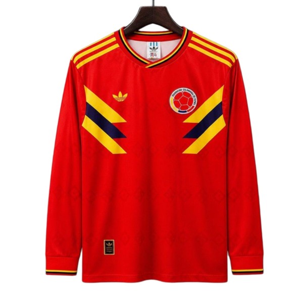 Thai Version Colombia 2026 Retro Long Sleeve Jersey