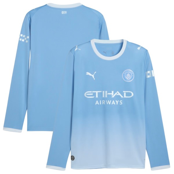 Thai Version Manchester City 26/27 Home Long Sleeve Jersey