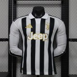 Player Version Juventus 26/27 Home Long Sleeve Authentic Jersey