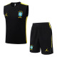 Brazil 26/27 Sleeveless Jersey and Shorts Set D26029