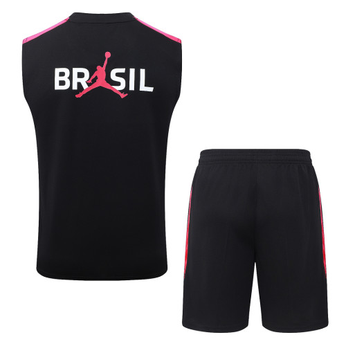 Brazil 26/27 Sleeveless Jersey and Shorts Set D26028