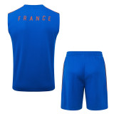 France 26/27 Sleeveless Jersey and Shorts Set D26032