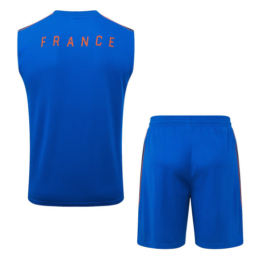 France 26/27 Sleeveless Jersey and Shorts Set D26032