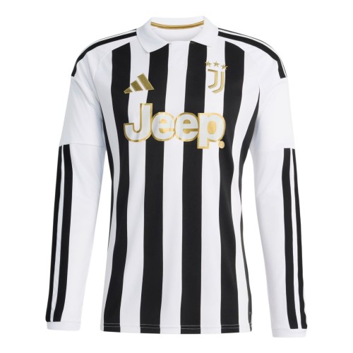 Thai Version Juventus 26/27 Home Long Sleeve Jersey