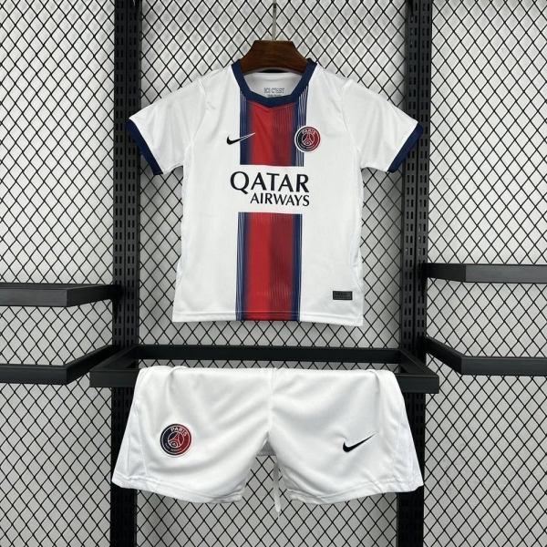 Kids PSG 26/27 Away Jersey and Short Kit