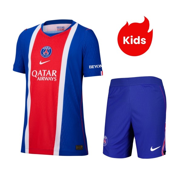Player Version Kids PSG 26/27 Home Authentic Kit