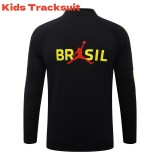 Kids Brazil 26/27 Half-Zip Training Sweatshirt and Pants Set E26048