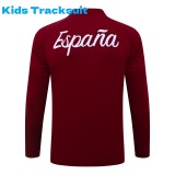Kids Spain 26/27 Half-Zip Training Sweatshirt and Pants Set E26049