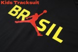 Kids Brazil 26/27 Half-Zip Training Sweatshirt and Pants Set E26048