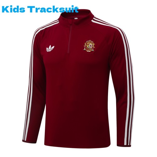 Kids Spain 26/27 Half-Zip Training Sweatshirt and Pants Set E26049