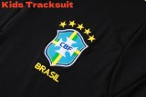 Kids Brazil 26/27 Half-Zip Training Sweatshirt and Pants Set E26048