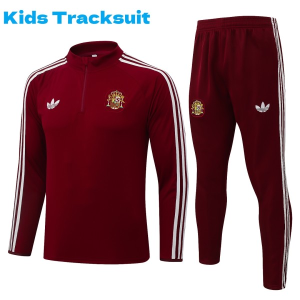 Kids Spain 26/27 Half-Zip Training Sweatshirt and Pants Set E26049
