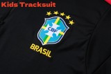 Kids Brazil 26/27 Half-Zip Training Sweatshirt and Pants Set E26046