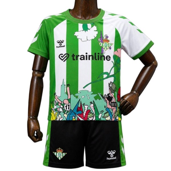 Kids Real Betis 25/26 Special Jersey and Short Kit