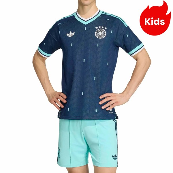 Player Version Kids Germany 2026 Away Authentic Kit