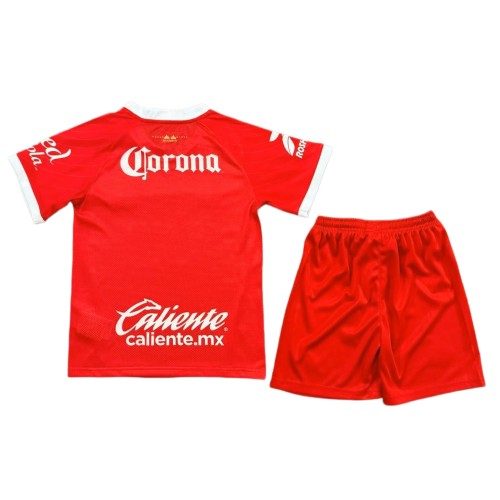 Kids Deportivo Toluca 26/27 Home Jersey and Short Kit