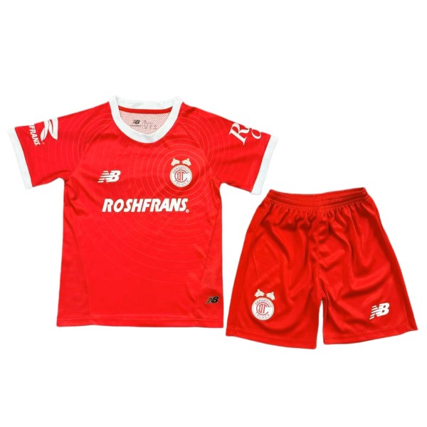 Kids Deportivo Toluca 26/27 Home Jersey and Short Kit