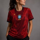 Thai Version Women's Brazil 2026 Goalkeeper Jersey