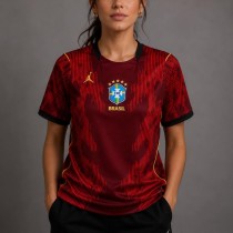 Thai Version Women's Brazil 2026 Goalkeeper Jersey