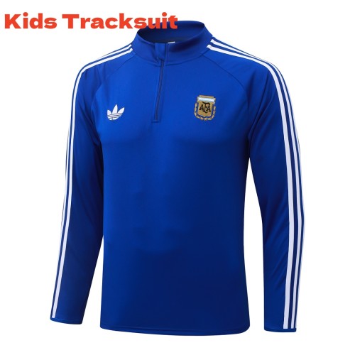 Kids Argentina 26/27 Half-Zip Training Top and Pants Set E26053