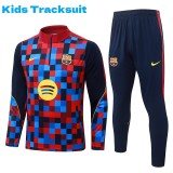 Kids Barcelona 26/27 Half-Zip Training Sweatshirt and Pants Set - PM E26068