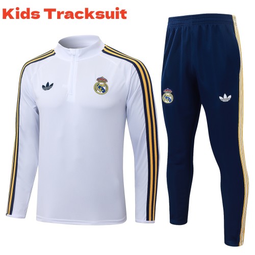 Kids Real Madrid 26/27 Half-Zip Training Sweatshirt and Pants Set E26055