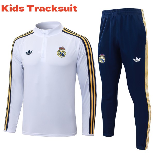 Kids Real Madrid 26/27 Half-Zip Training Sweatshirt and Pants Set E26055
