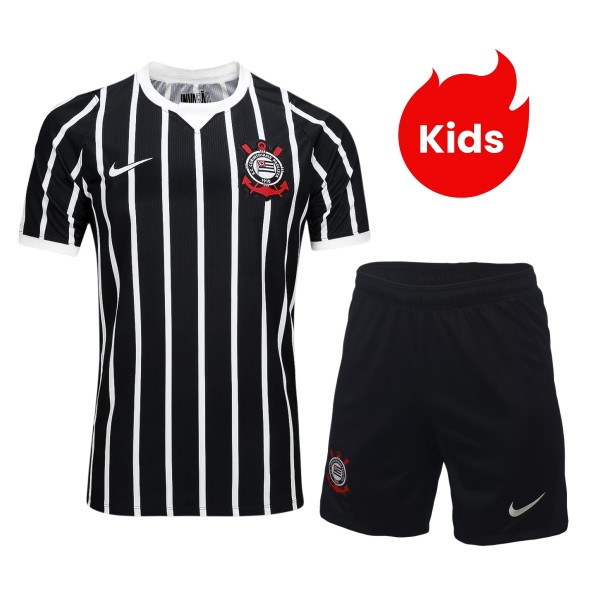 Kids Corinthians 26/27 Away Jersey and Short Kit