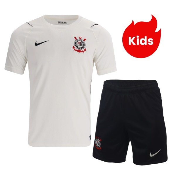 Kids Corinthians 26/27 Home Jersey and Short Kit