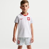 Kids Poland 2026 Home Jersey and Short Kit
