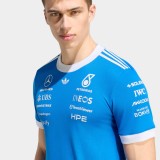 Mercedes AMG Petronas F1 2026 Team Blue Wonder Driver Tee