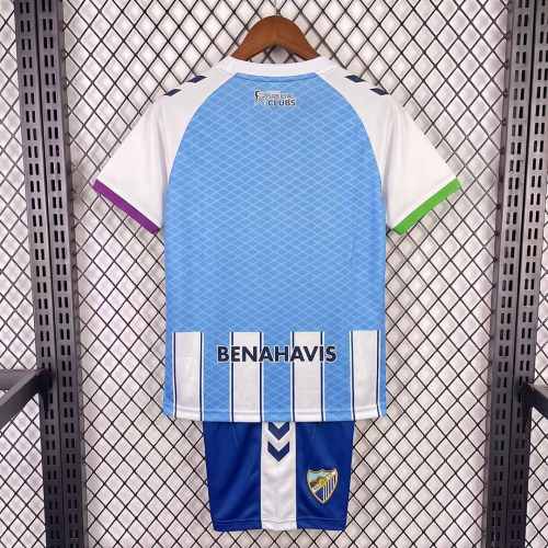 Kids Malaga CF 26/27 Home Jersey and Short Kit