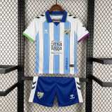 Kids Malaga CF 26/27 Home Jersey and Short Kit