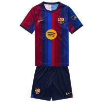 Kids Barcelona 26/27 Home Jersey and Short Kit