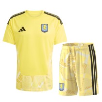 Kids Aston Villa 26/27 Goalkeeper Jersey and Short Kit