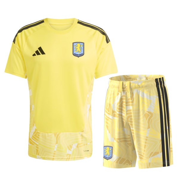 Kids Aston Villa 26/27 Goalkeeper Jersey and Short Kit
