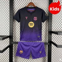 Kids Barcelona 26/27 Away Jersey and Short Kit