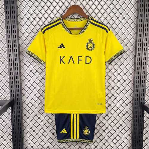Kids Al-Nassr FC 26/27 Home Jersey and Short Kit