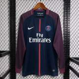 PSG 2017/2018 Home Long Sleeve Retro Jersey