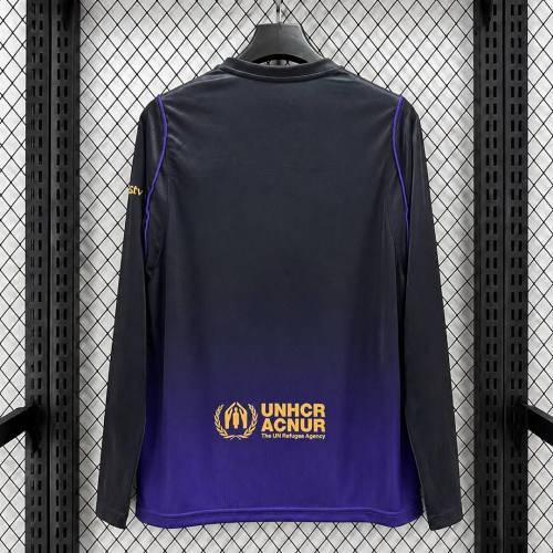 Thai Version Barcelona 26/27 Away Long Sleeve Jersey