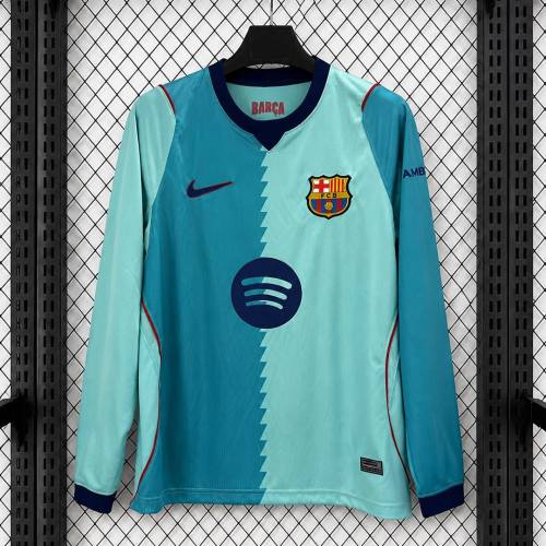 Thai Version Barcelona 26/27 Third Long Sleeve Jersey