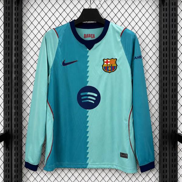 Thai Version Barcelona 26/27 Third Long Sleeve Jersey