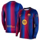 Thai Version Barcelona 26/27 Home Long Sleeve Jersey