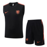 Netherlands 26/27 Sleeveless Jersey and Shorts Set D26038